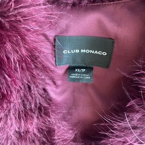 Club Monaco Feather Vest -XS